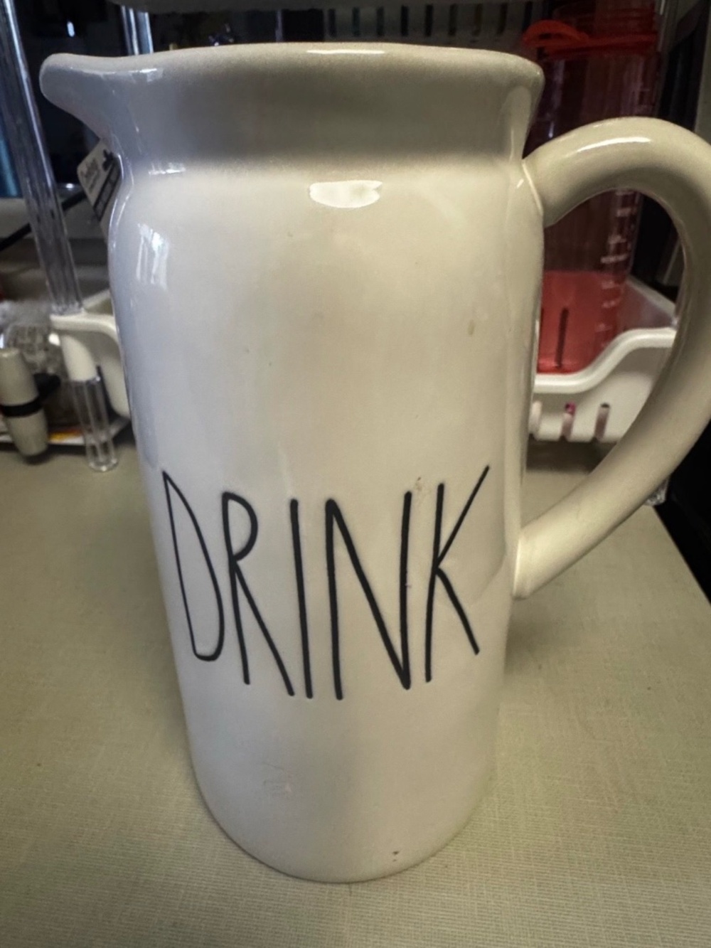 Rae Dunn Drink pitcher